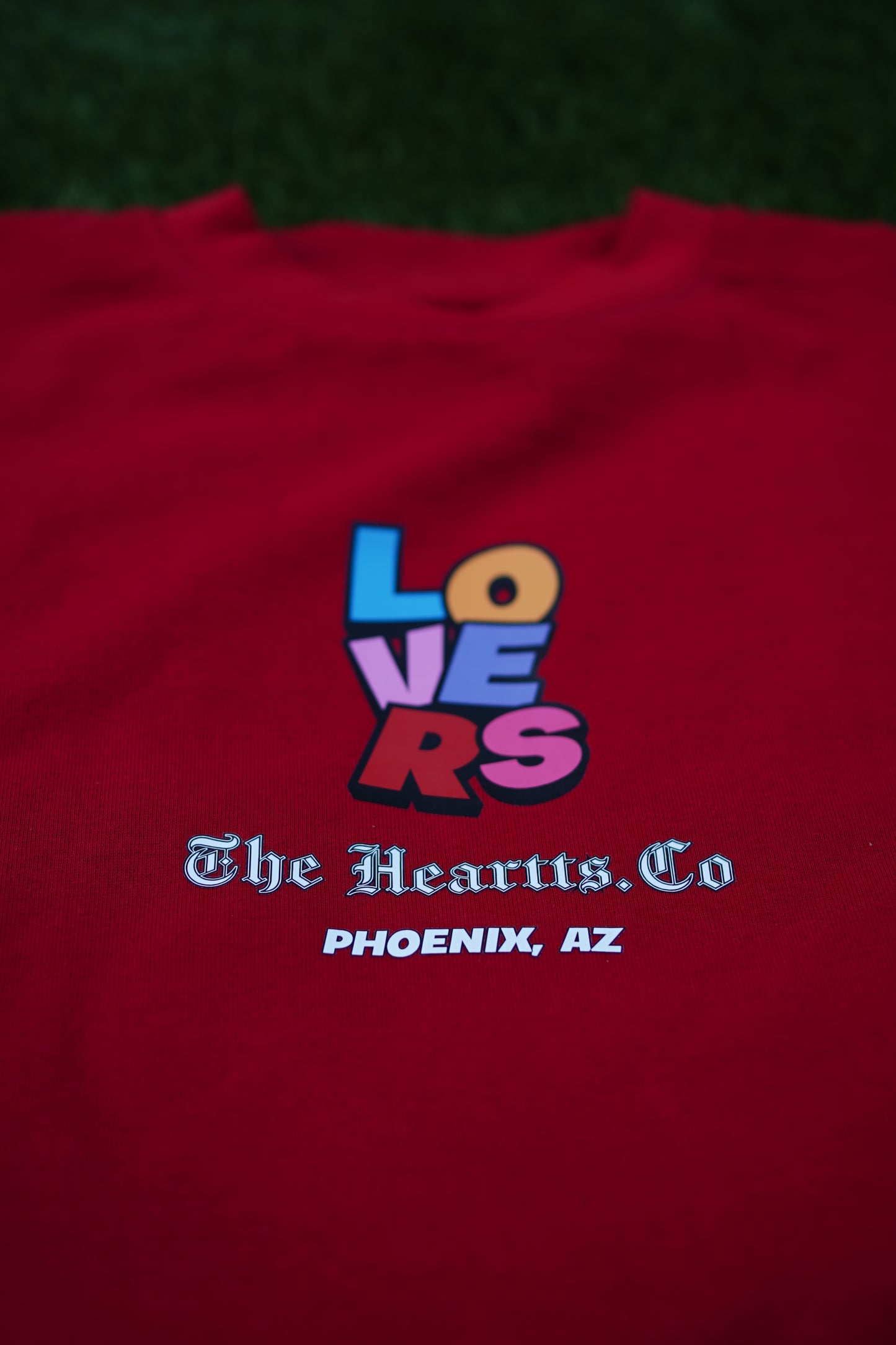 OVERSIZED "LOVERS"   T-Shirt (Red)