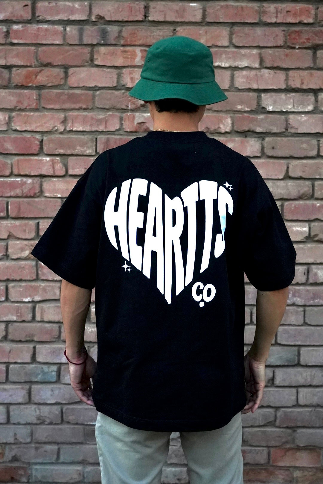 OVERSIZED "FLAGSHIP LOGO” T-Shirt (Black)