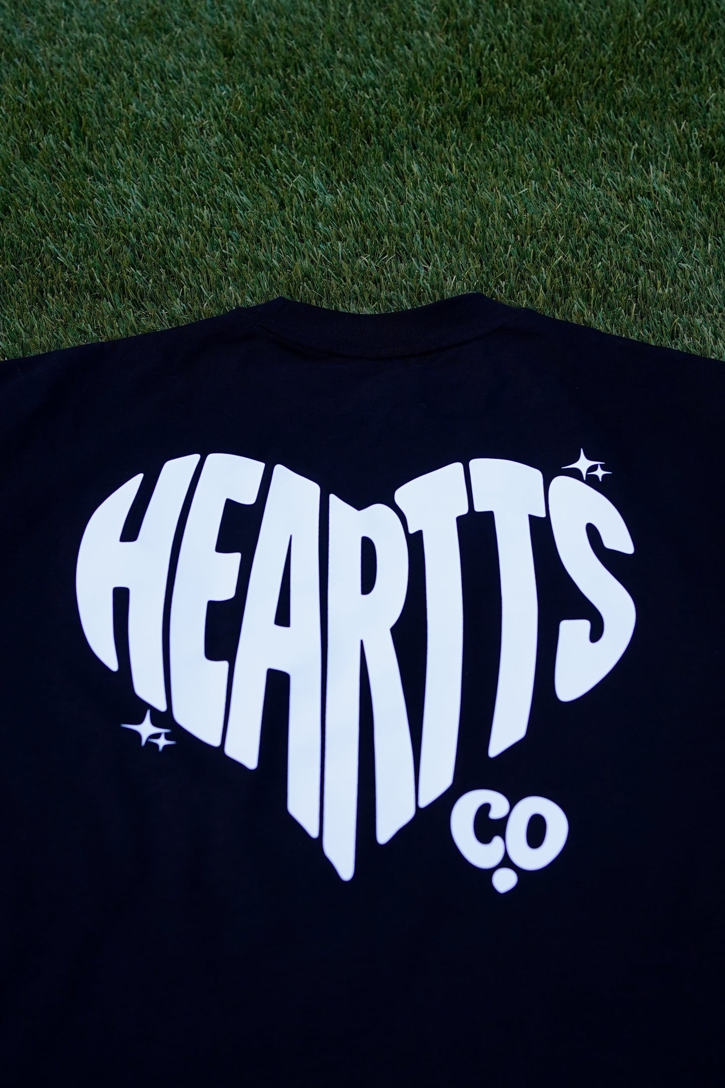 OVERSIZED "FLAGSHIP LOGO” T-Shirt (Black)