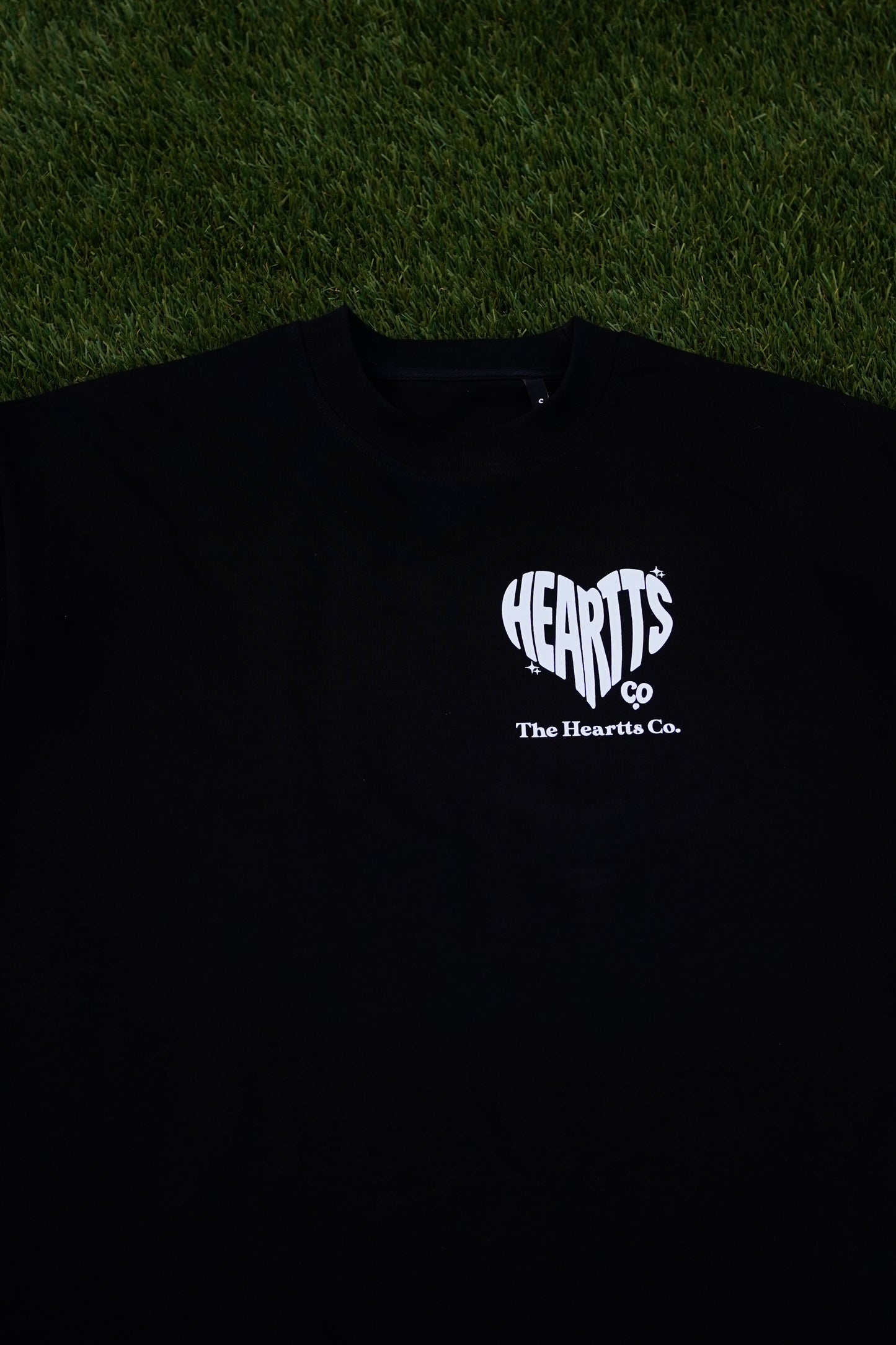 OVERSIZED "FLAGSHIP LOGO” T-Shirt (Black)
