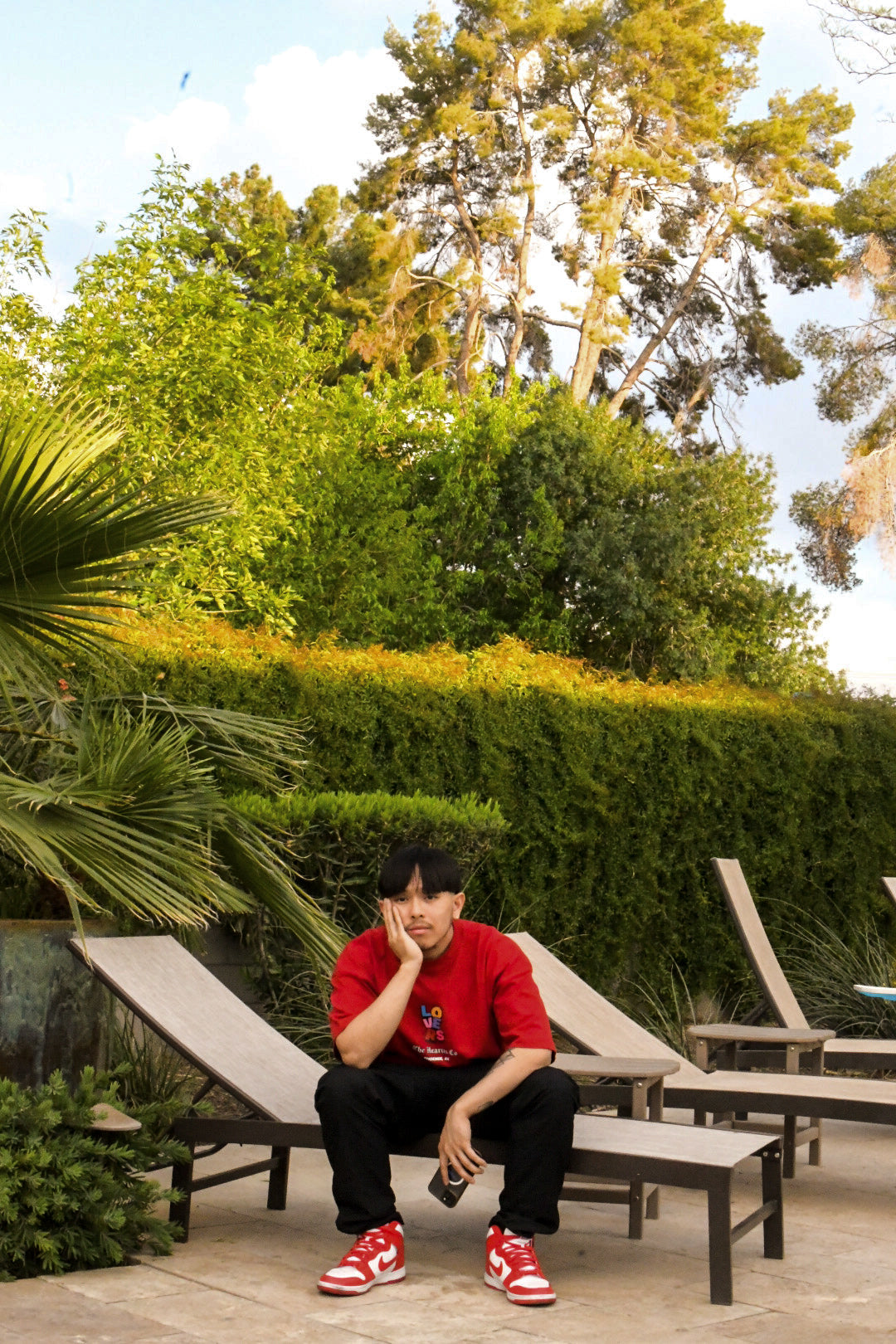 OVERSIZED "LOVERS"   T-Shirt (Red)