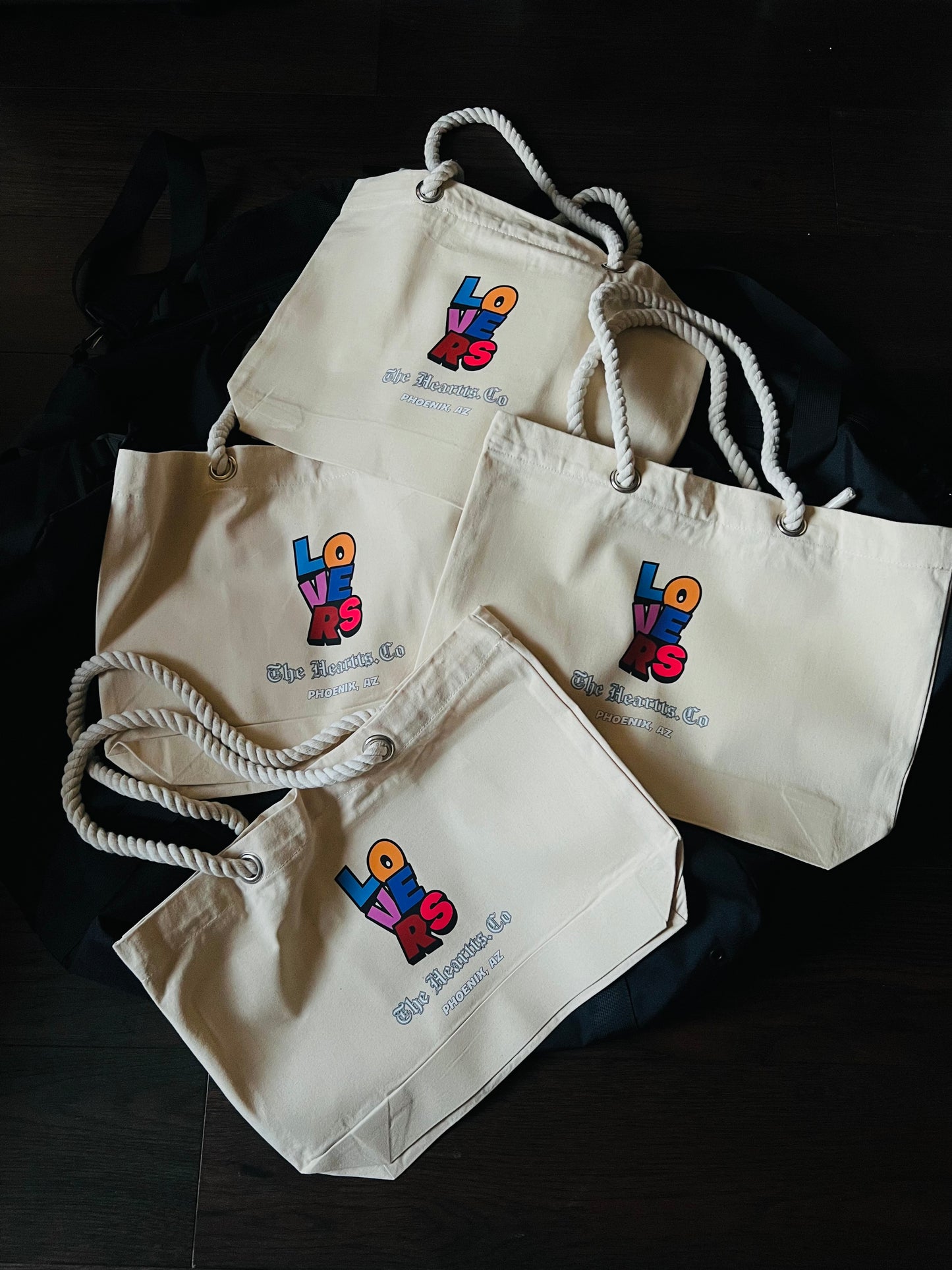 "LOVERS" TOTE BAG
