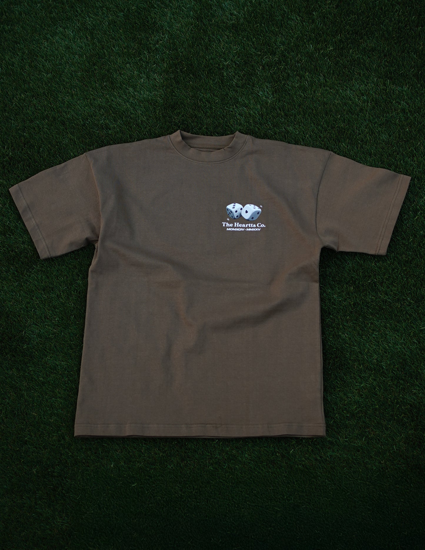 OVERSIZED "LOVE DEALER" T-Shirt (Olive)