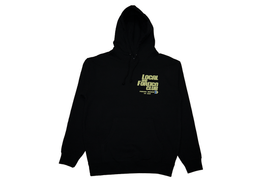 "Y2K Local & Foreign Club" Hoodie (BLACK)